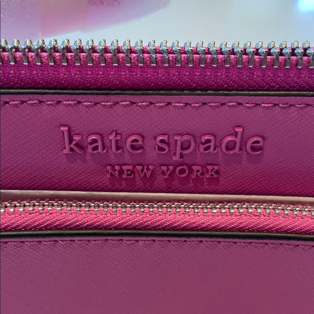 🆕 Kate Spade New York Crossbody Shoulder Bag, Hot Pink, Bright Peony, Zippered